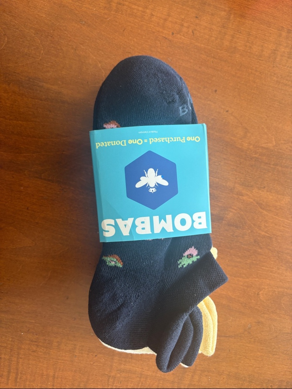 Bombas  No-Show Socks with  Floral Accent